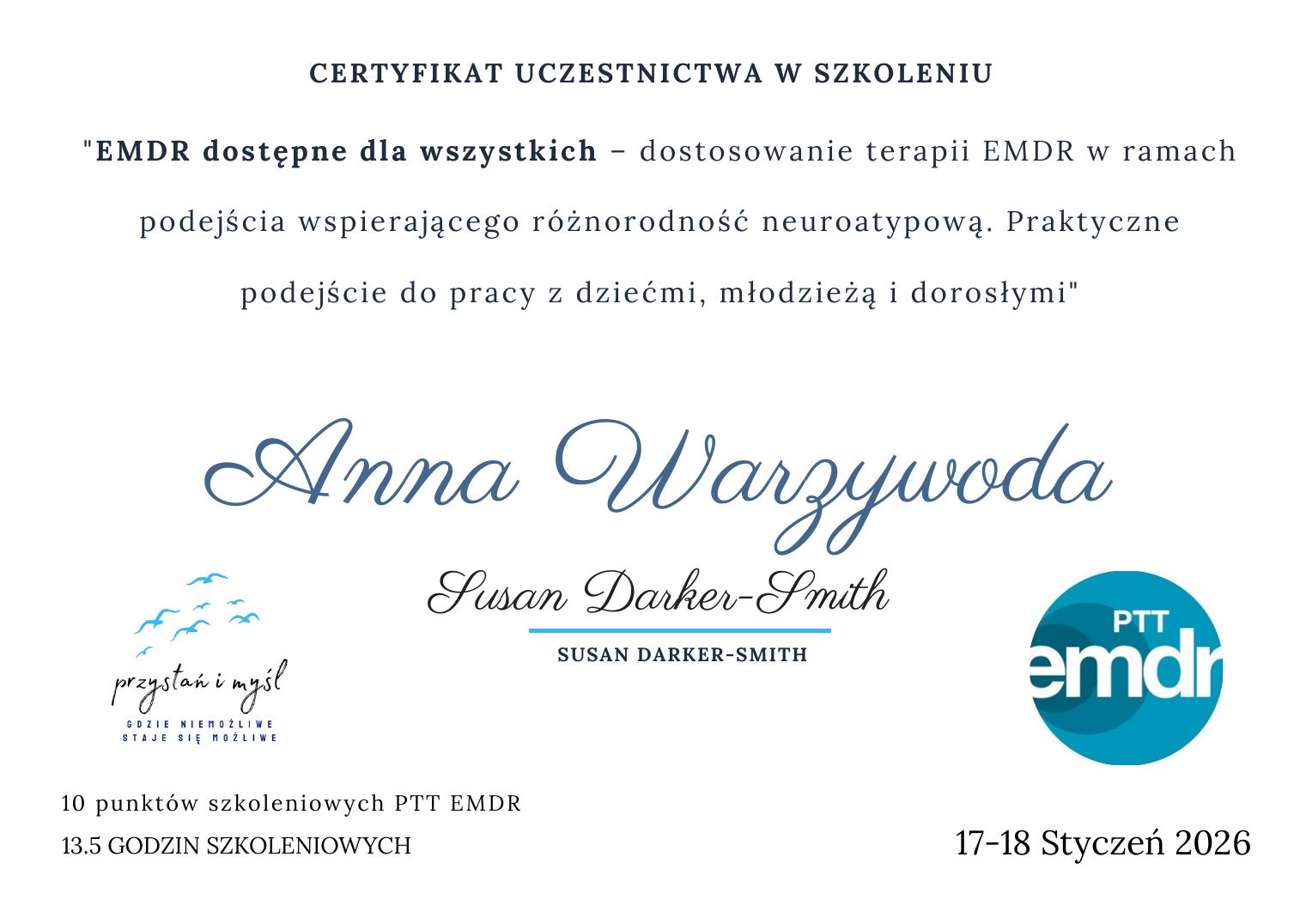 Miniatura: EMDR i różnorodność neuroatypowa